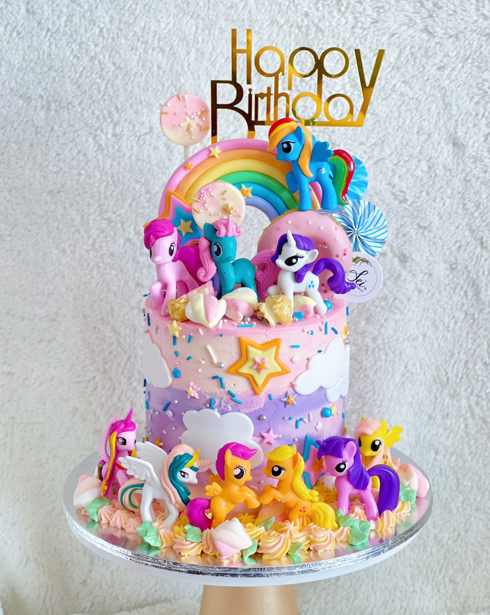 My Little Pony Tall Cake – Sei Pâtisserie
