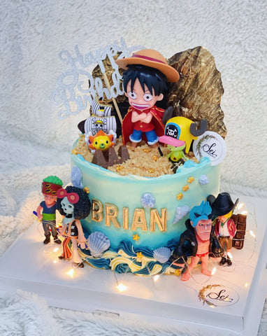 One Piece and Friends Cake
