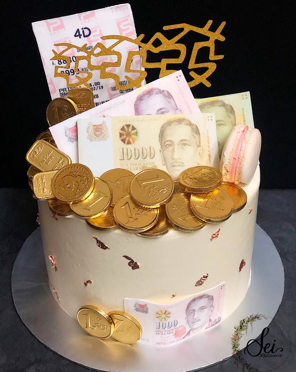 4 Edible Money Decorate Edible Money 1000 Dollar Bill Cake