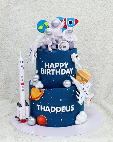 2-Tier Astronaut Space Cake
