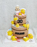 2-Tier Gudetama Onsen Cake