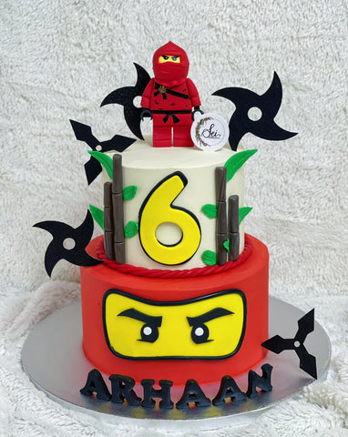 2-Tier Kai Ninjago Cake