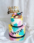 2-Tier Painter Cake