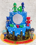 2-Tier Pj Mask Cake