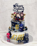 2-Tier Superhero Cake