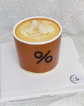 Arabica Coffee Latte Tall Cake