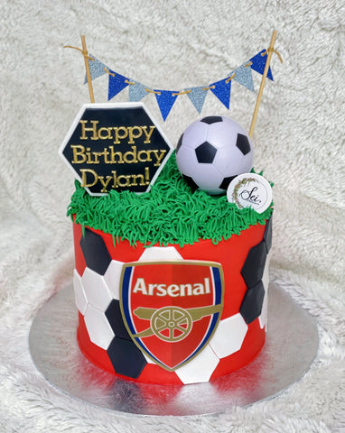 Arsenal Soccer Tall Cake