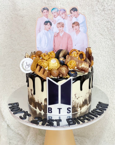 BTS K-Pop Korean Band Cake