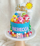 Baby Shark and Family Cake