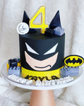 Batman with Lego Tall Cake