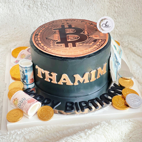 Bitcoin Money Cake