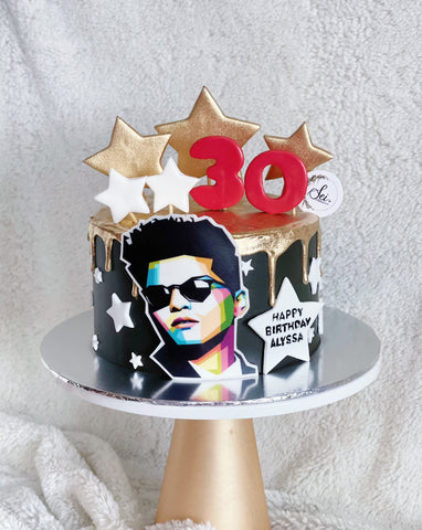 Bruno Mars Cake