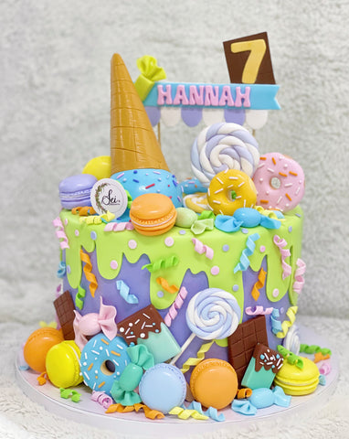 Candyland Party Tall Cake