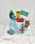 Cars Lightning McQueen Cake