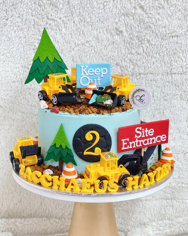 Construction Site with Slope Cake