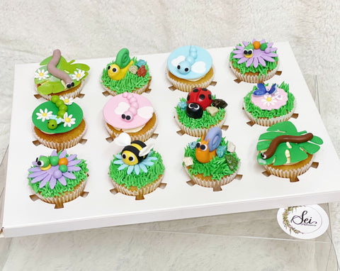 Cute Insects Cupcakes