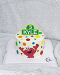 Elmo Polka Dots Cake