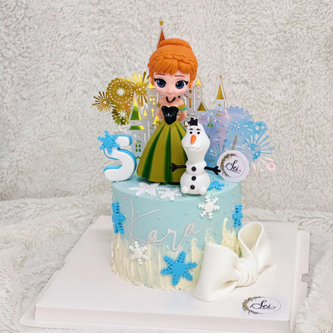 Frozen Anna Cake