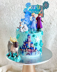 Frozen Princess Castle Tall Cake