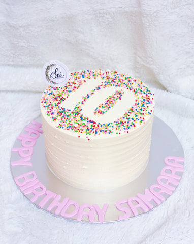 Funfetti Sprinkles Age Cake