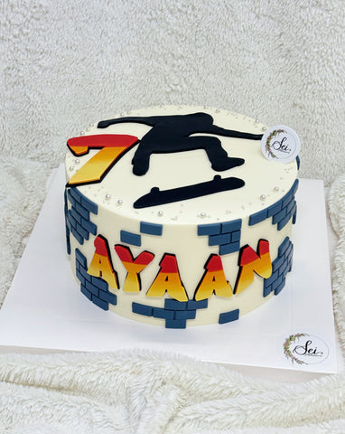 Graffiti Skater Skate Board Cake