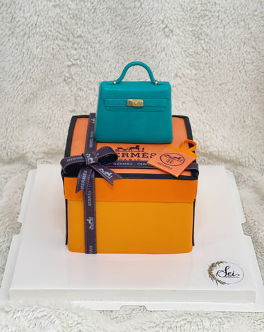 Hermes Kelly Square Cake