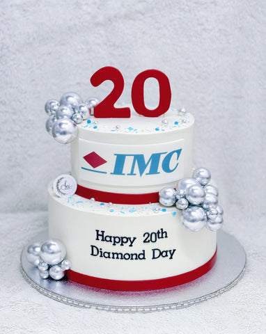 IMC 20th Diamond Day Corporate Cake