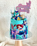 Little Mermaid, Sebastian and Flounder Tall Cake