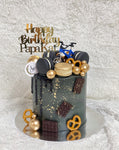 Macarons and Bicycle Tall Cake