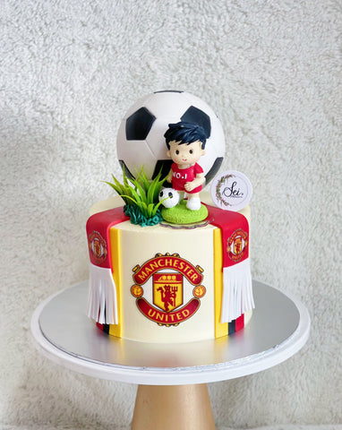 Manchester United Football Soccer Fan Cake