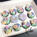 Mermaids and Seashells Cupcakes