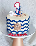 Nautical Cake with Anchor