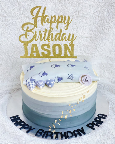 Ombre Grey Baa Baa Sheepz Pillow Cake