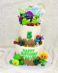 Plants vs. Zombies 2-Tier Cake