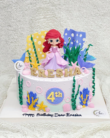 Princess Ariel Mermaid Cake