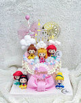 Princess Castle Cake with Ferris Wheel