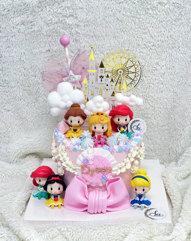 Princess Castle Cake with Ferris Wheel
