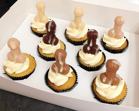 Sausage Fest Hen Night Penis Cupcakes