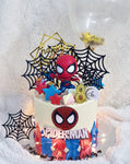 Spiderman Cake with Webs