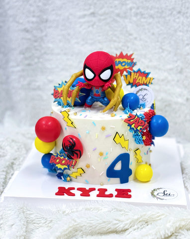 Spiderman Comic Cake