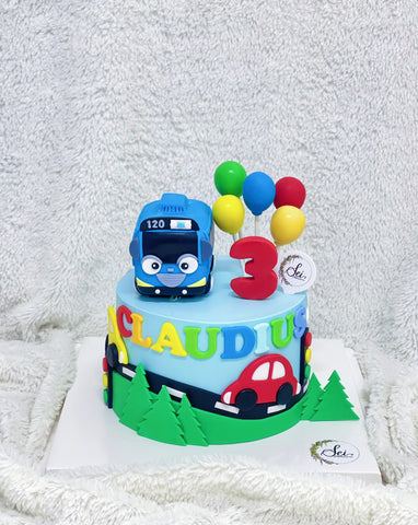 Tayo Bus Cake