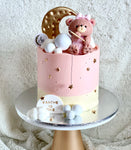 Teddy Bear on Moon Tall Cake