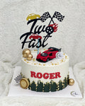 Two Fast Racing Car Cake