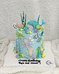 Under The Sea Tall Cake