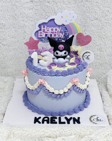 Vintage Kuromi Cake