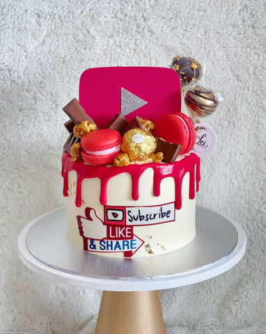 Youtube Social Media Cake