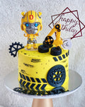 Transformers Bumblebee Cake