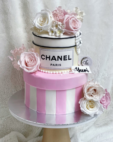 2-Tier Chanel Cake