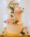 2-Tier Floral Cake