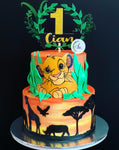 2-Tier Lion King Cake